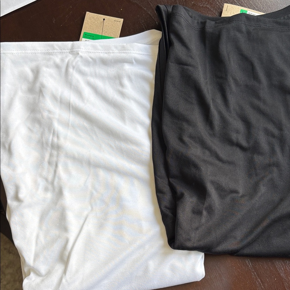 Nike Bundle Black & White Swoosh Tank Tops NWT! dry fit style! - Picture 4 of 4